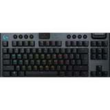 Teclado mecánico Logitech G 920-010588 Tenkeyless Layout ES inalámbrico RGB carbono - TeknoMania S.L