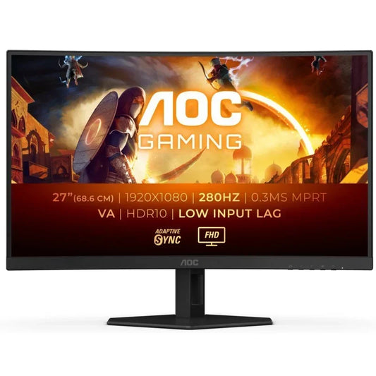Monitor AOC C27G4ZXE 27" LED Fast VA FullHD 280Hz 1ms Curva - TeknoMania S.L