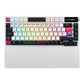 Teclado mecánico ASUS ROG Azoth X QWERTZ retroiluminado RGB inalámbricolámbrico OLED Blanco - TeknoMania S.L