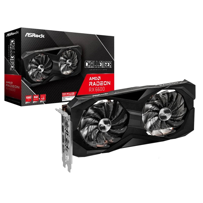 Tarjeta Gráfica AsRock Challenger D AMD Radeon RX 6600 8 GB GDDR6 - TeknoMania S.L