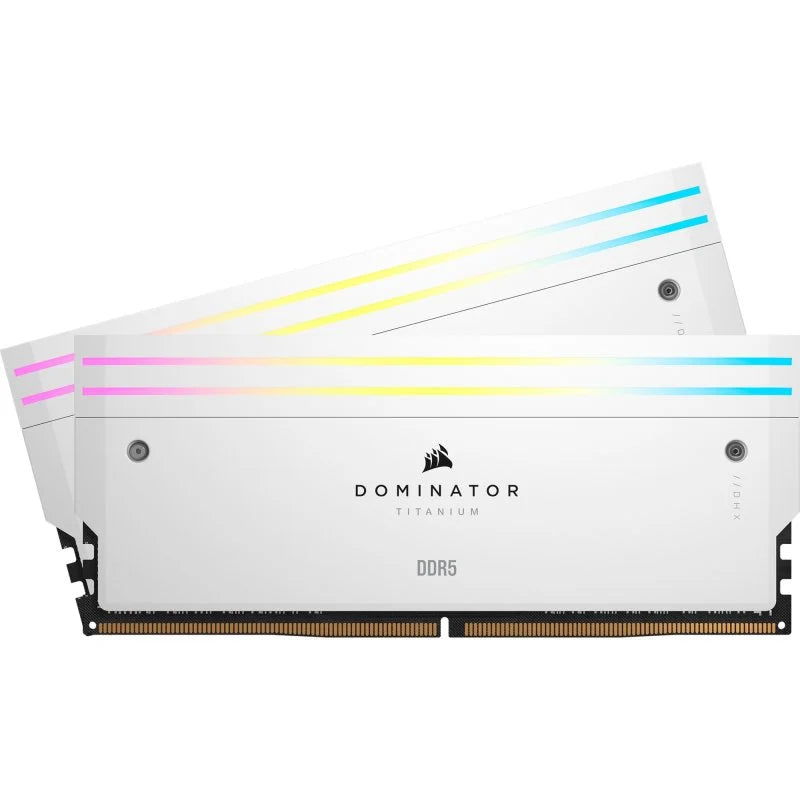 Memoria RAM Corsair Dominator Titanium DDR5 6400MHz 96GB 2x48GB CL32 XMP Blanco - TeknoMania S.L
