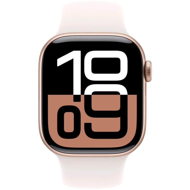 Apple Watch Series 10 GPS 42mm Caja Aluminio Oro Rosa con Correa Deportiva Rosa Rubor S - TeknoMania S.L