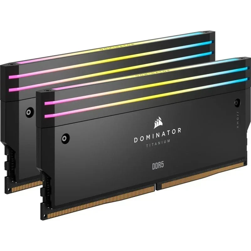 Memoria RAM Corsair Dominator Titanium DDR5 6400MHz 96GB 2x48GB CL32 XMP Negro - TeknoMania S.L