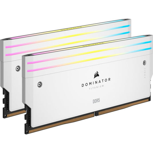 Memoria RAM Corsair Dominator Titanium DDR5 6400MHz 96GB 2x48GB CL32 XMP Blanco - TeknoMania S.L