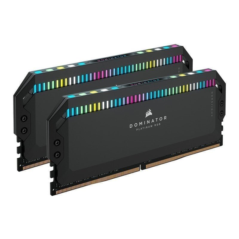 Memoria RAM Corsair Dominator Platinum RGB DDR5 6800MHz 64GB 2x32GB CL40 Negro - TeknoMania S.L