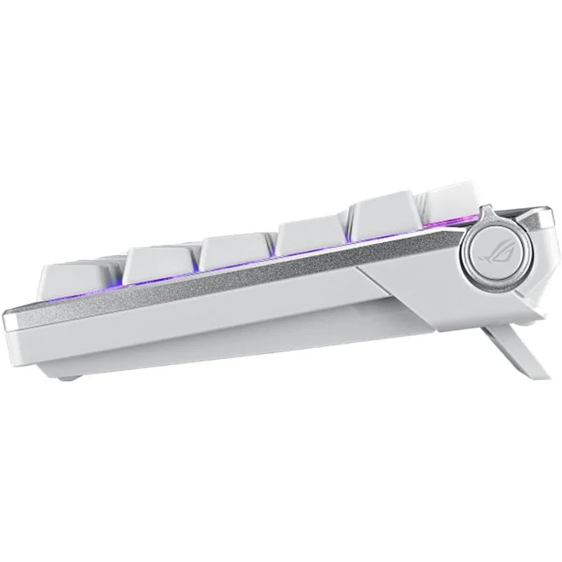 ASUS ROG Azoth Teclado Mecánico Gaming Switch ROG NX Red AZERTY Francés Blanco - TeknoMania S.L