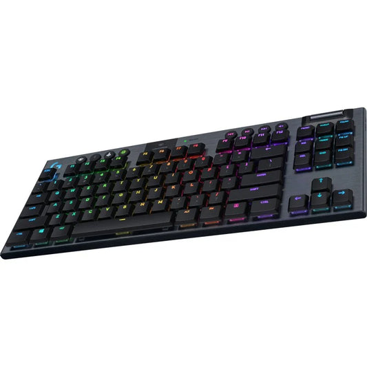 Teclado mecánico Logitech G 920-010588 Tenkeyless Layout ES inalámbrico RGB carbono - TeknoMania S.L