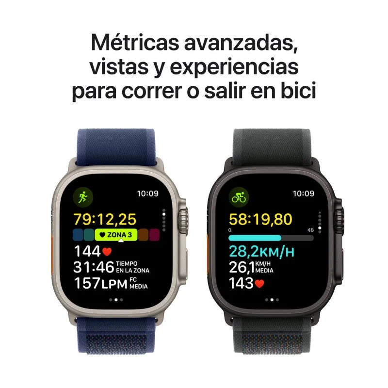 Apple Watch Ultra 2 GPS Cellular 49mm Caja Negra Titanio con Correa Ocean Band Negra - TeknoMania S.L
