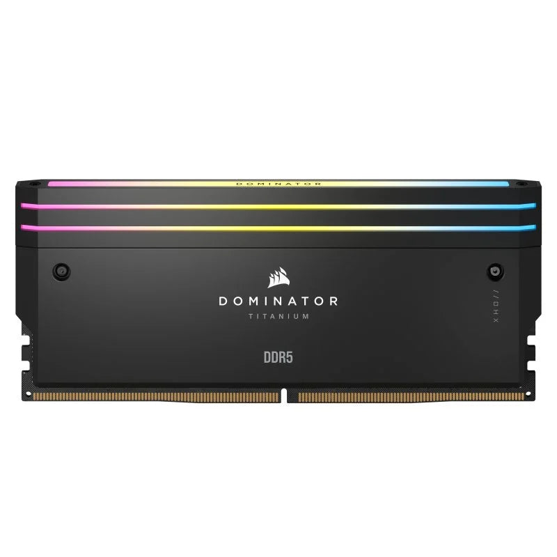 Memoria RAM Corsair Dominator Titanium DDR5 6400MHz 96GB 2x48GB CL32 XMP Negro - TeknoMania S.L