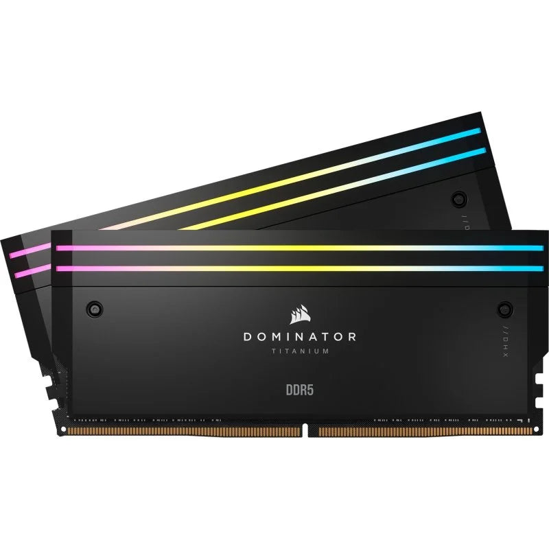 Memoria RAM Corsair Dominator Titanium DDR5 6400MHz 96GB 2x48GB CL32 XMP Negro - TeknoMania S.L