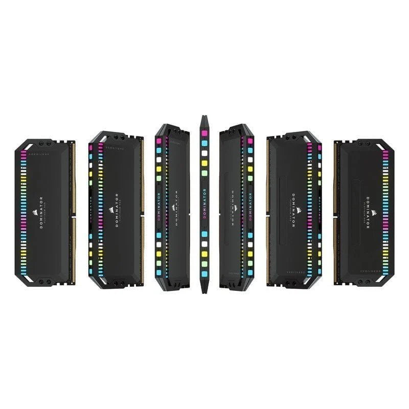 Memoria RAM Corsair Dominator Platinum RGB DDR5 6800MHz 64GB 2x32GB CL40 Negro - TeknoMania S.L