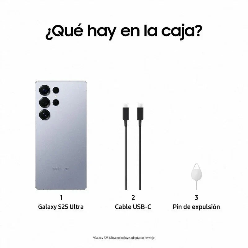 Samsung Galaxy S25 Ultra Smartphone con IA Almacenamiento 512GB Batería 5.000mAh Titanio Azul - TeknoMania S.L