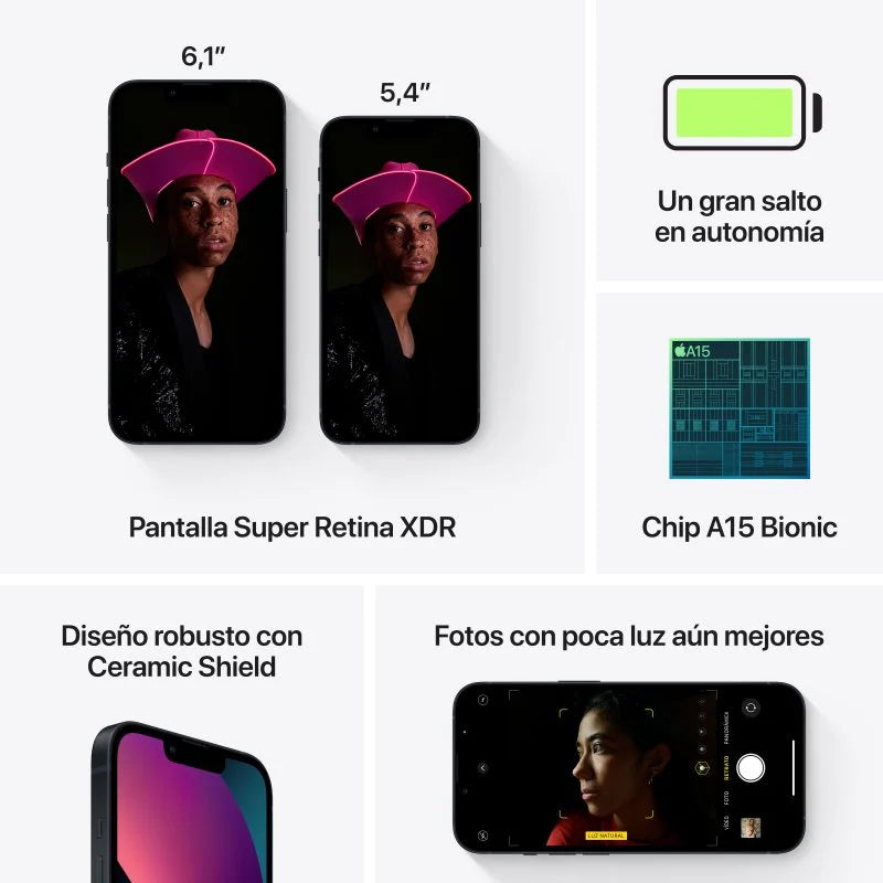 iPhone 13 128GB Negro Grafito - TeknoMania S.L