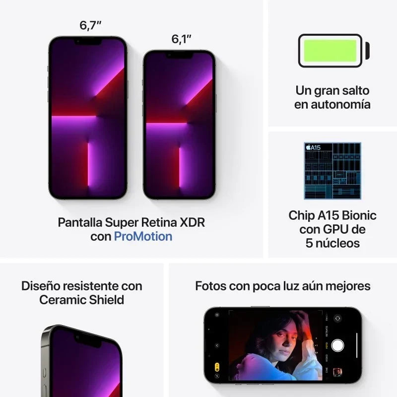 iPhone 13 Pro Max 256GB Negro Grafito - TeknoMania S.L